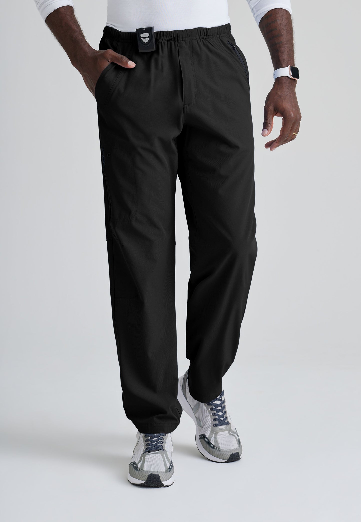 Barco One 0217 Men's Cargo Scrub Pant Black