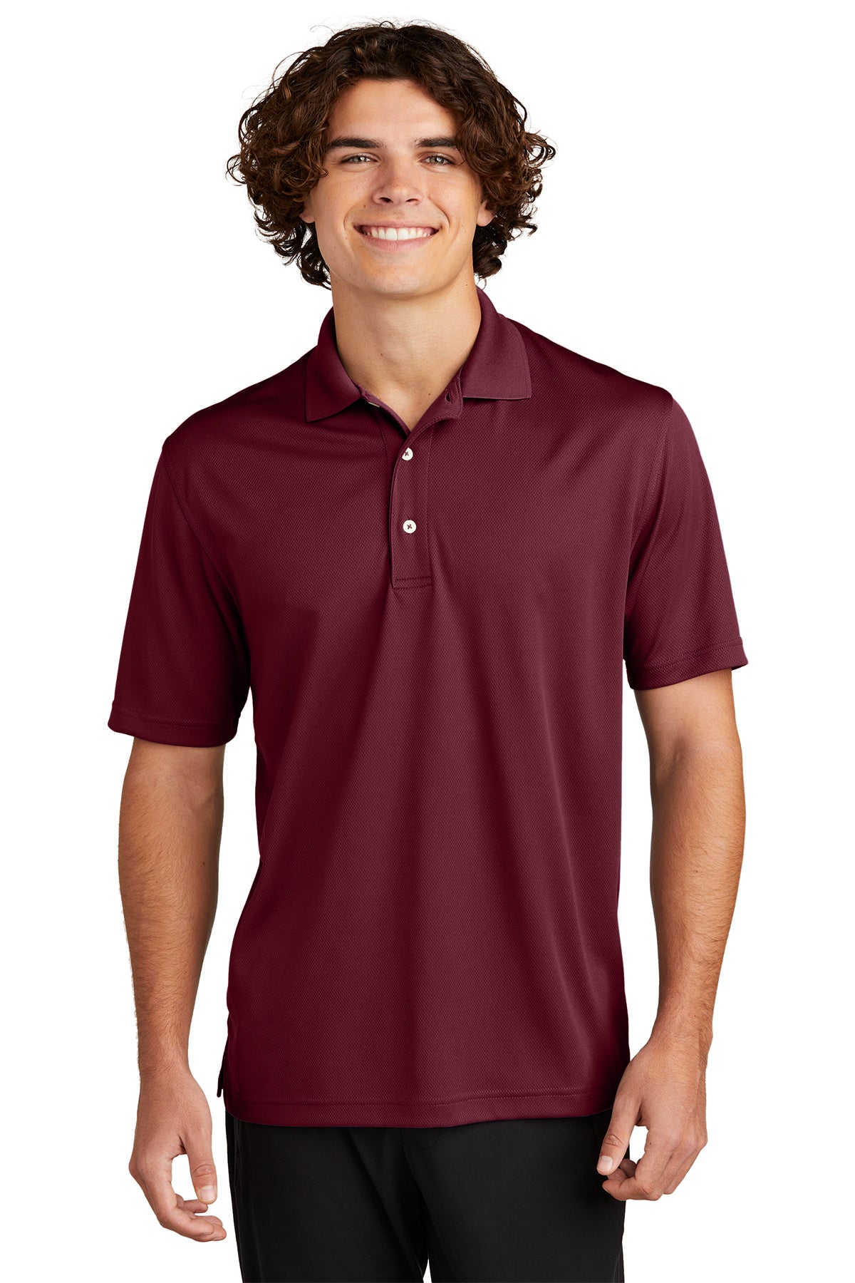 Sport-Tek® Dri-Mesh® Men's K469 Polo Maroon