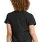 Ava Therese by Zavate 1171 Women's Lynx Jacquard Top Black Back