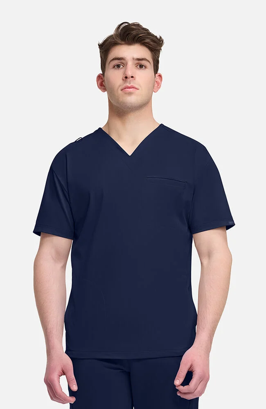 Achieve by Cherokee Men's CK729 Relaxed V-Neck Scrub Top