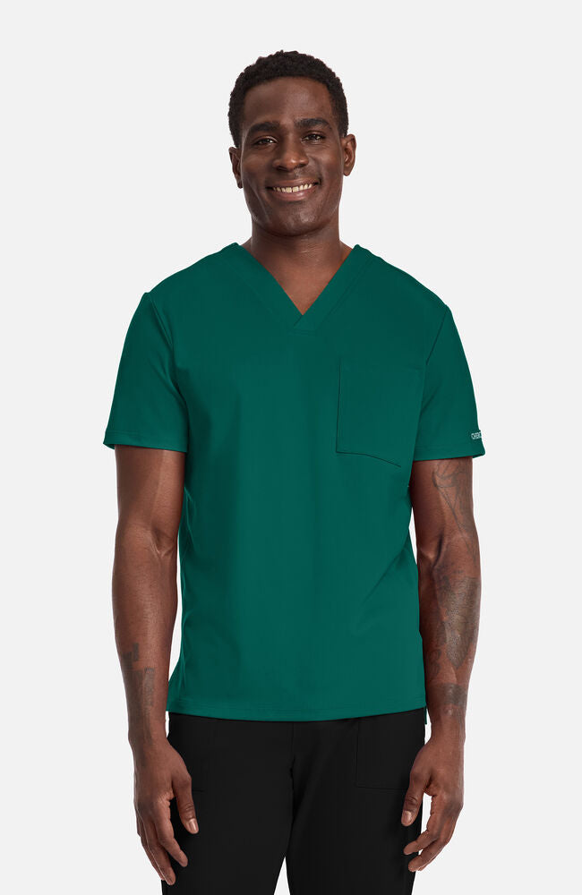 Achieve by Cherokee Men's CK834 1-Pocket Scrub Top
