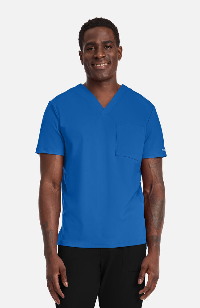 Achieve by Cherokee Men's CK834 1-Pocket Scrub Top