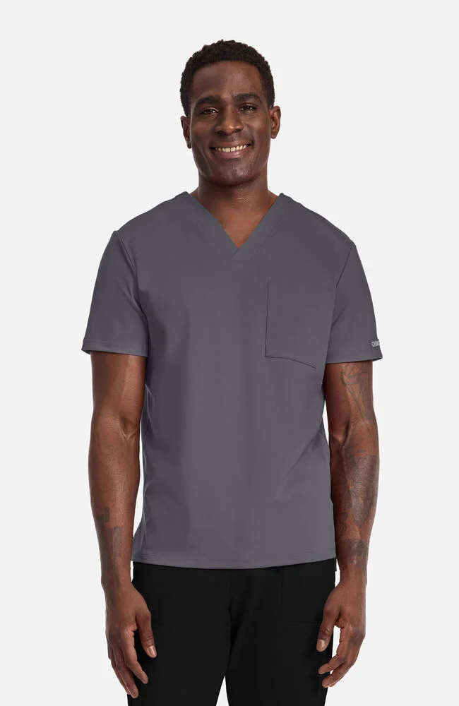 Achieve by Cherokee Men's CK834 1-Pocket Scrub Top