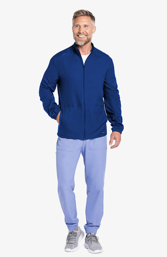 Cherokee Workwear Originals Ultra Men's CK359 Zip Front Scrub Jacket | Nursing