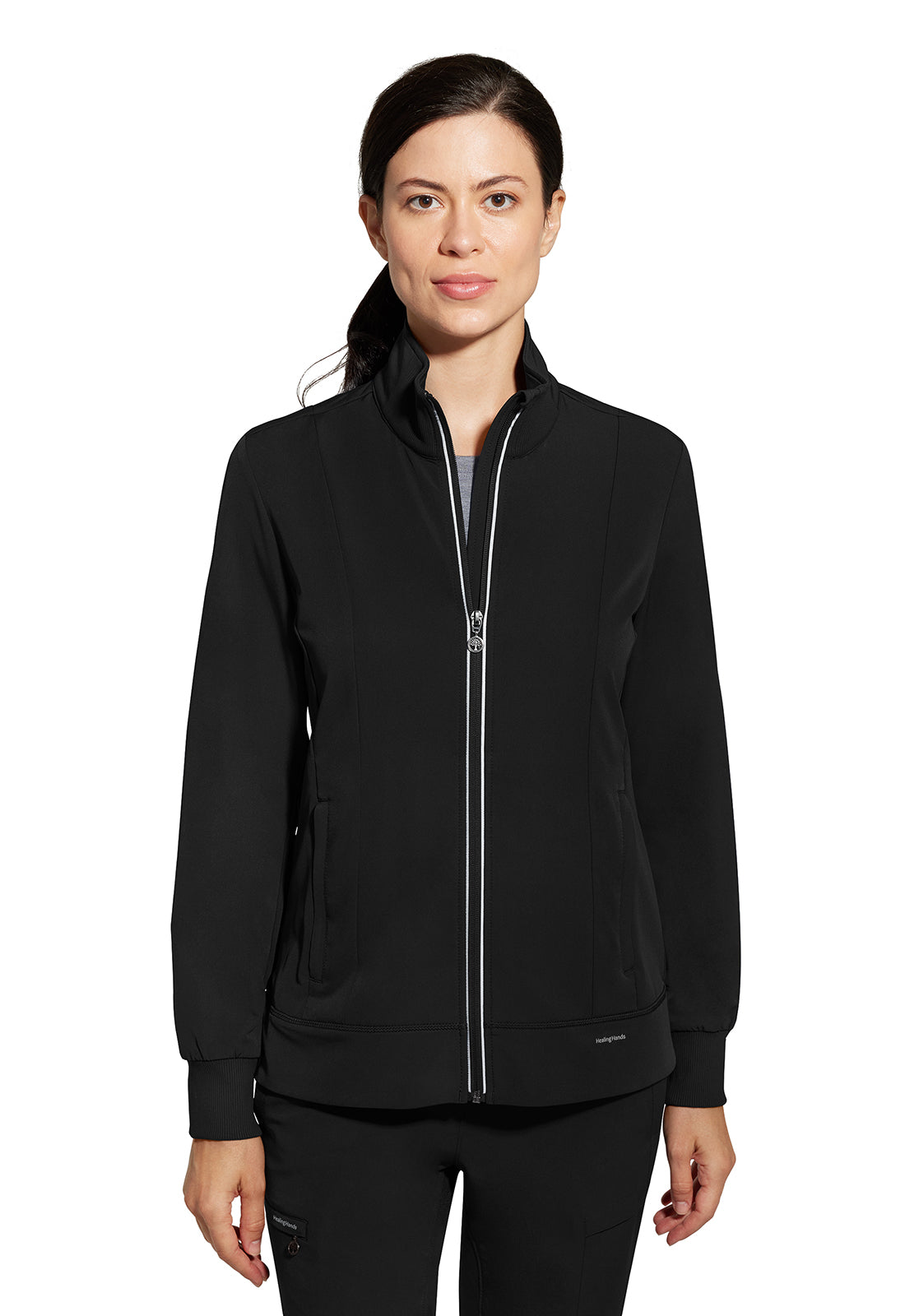 Healing Hands 360 Carly Full Zip Women's Jacket Black