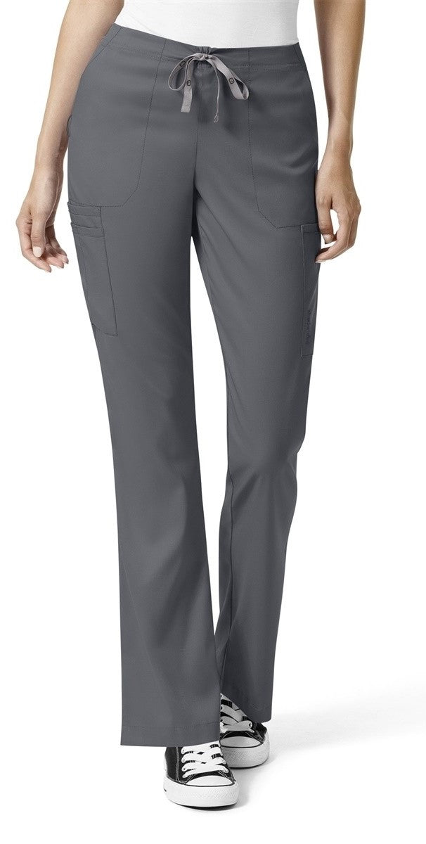 WonderWink Pro 5319 Women's Flare Cargo Scrub Pant - TALL