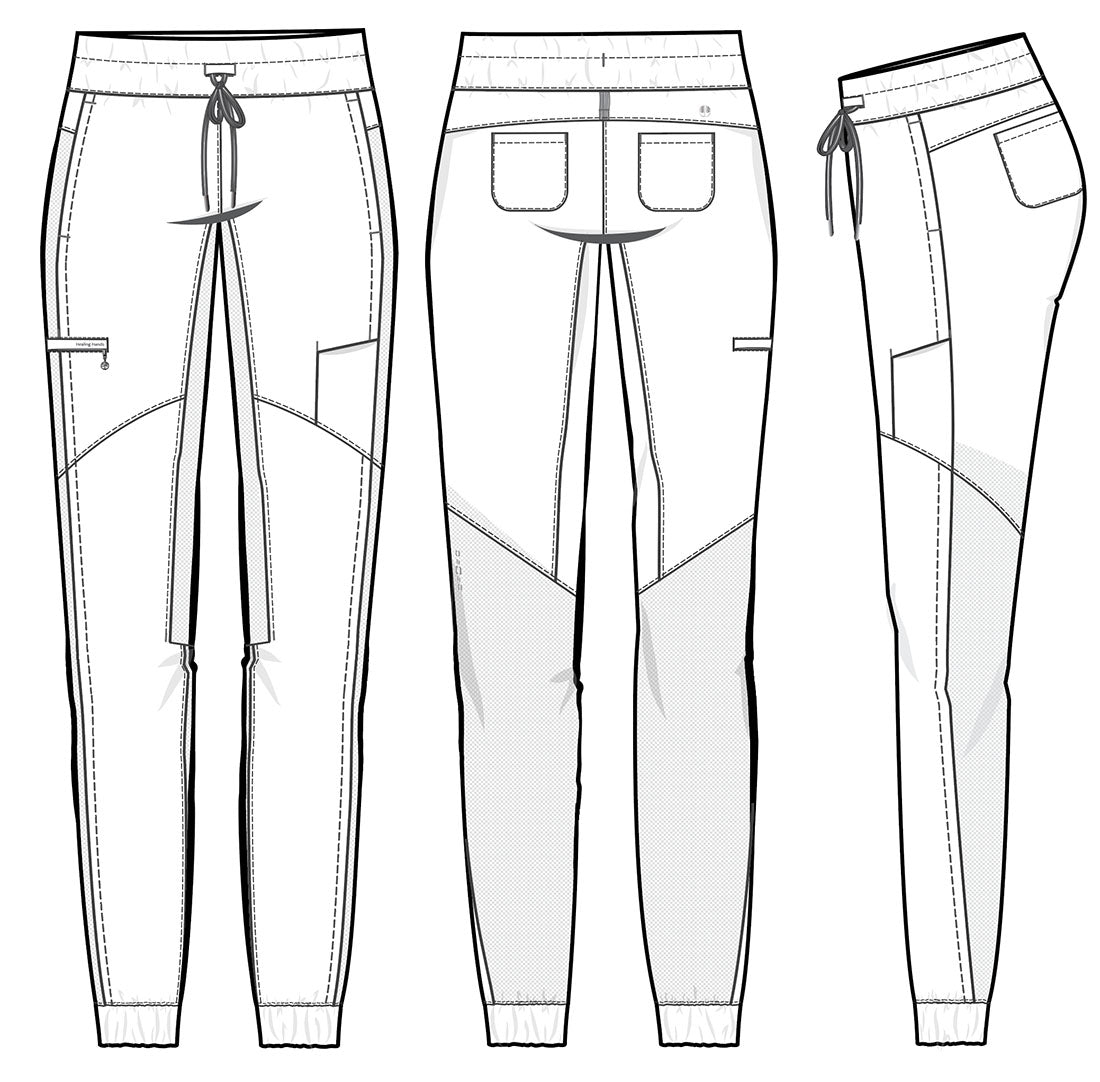 Healing Hands 360 Naya Jogger 9156 Women's Pant Sketch