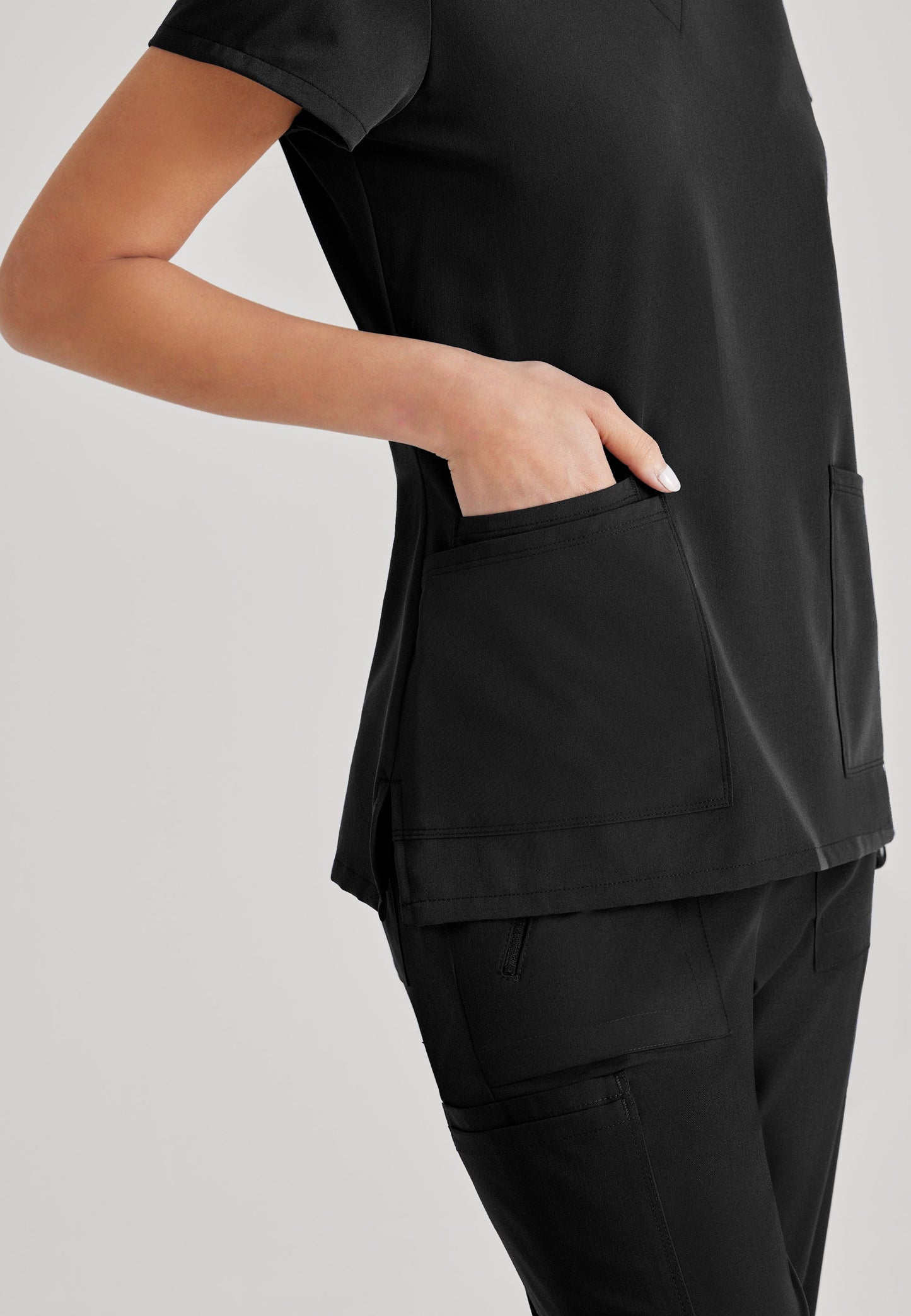 Barco Unify BUT167 Purpose Women's V-Neck Top Close Up