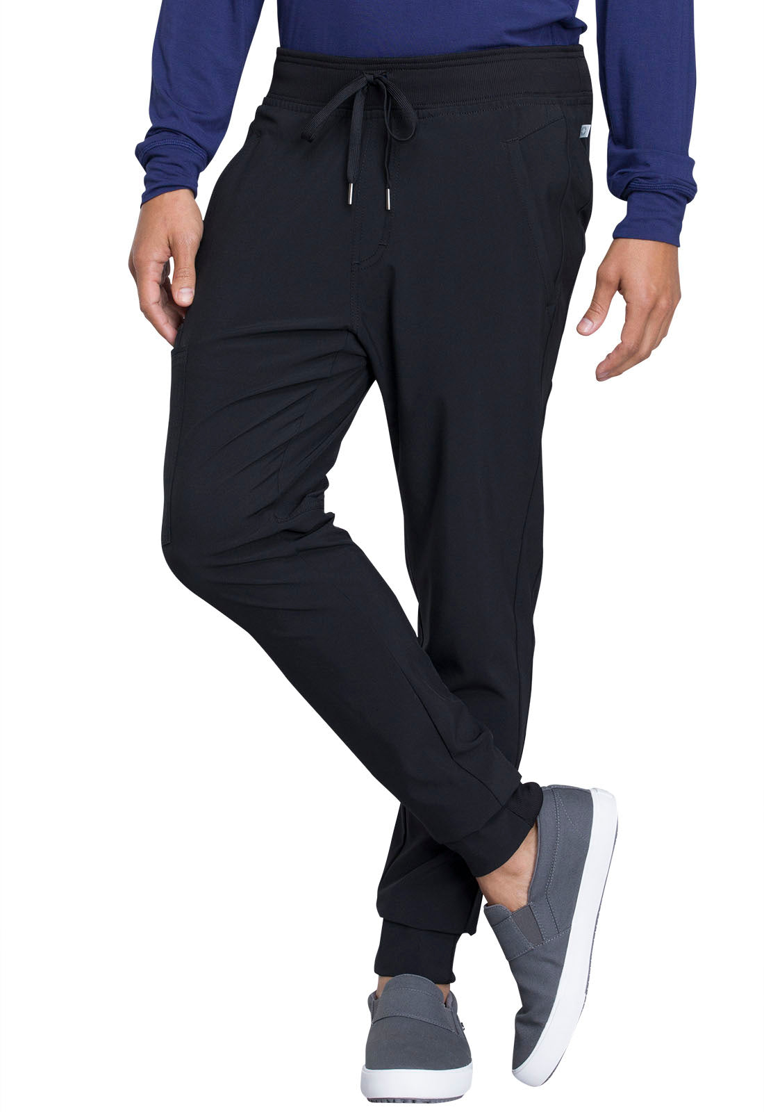Cherokee Infinity CK004A Men's Jogger Scrub Pant Black