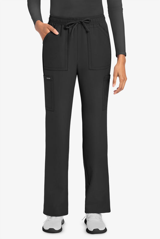 Cherokee Workwear Originals CK272 Ultra Women's 4-Pocket Drawstring Cargo Scrub Pants  - Petite | Nursing
