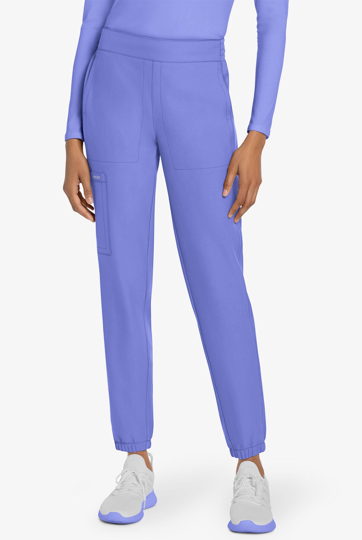 Cherokee Workwear Originals CK273 Ultra Women's 5-Pocket Drawstring Jogger Scrub Pants - Petite | Nurse Aid Students