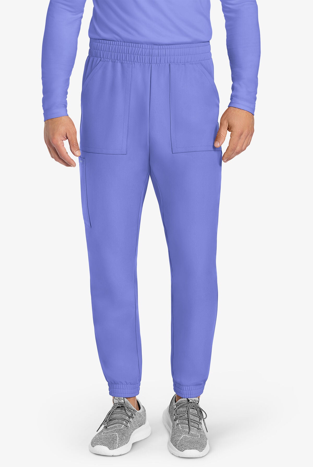 Cherokee Workwear Originals Ultra Men's CK278 4-Pocket Flat Front Cargo Jogger Scrub Pants | Nurse Aid Students