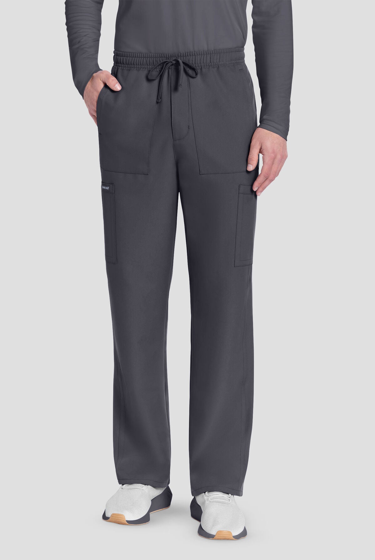 Cherokee Workwear Originals Ultra Men's CK279 6-Pocket Straight Leg Drawstring Cargo Scrub Pants