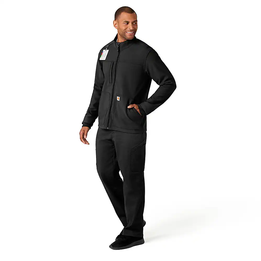 C80023 Fleece Scrub Jacket