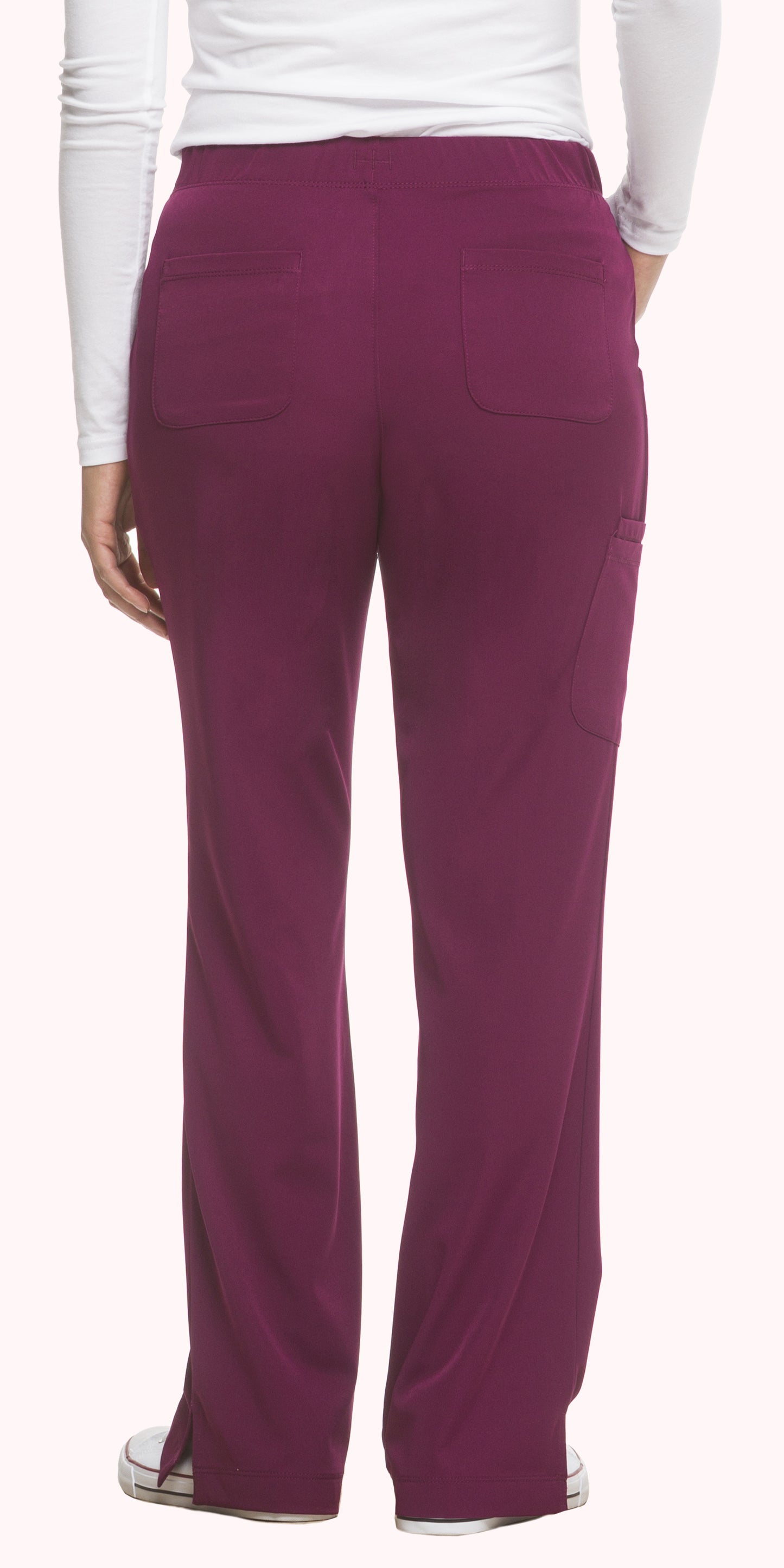 Healing Hands HHWorks 9560 Rebecca Women's Pant - PETITE Wine Back