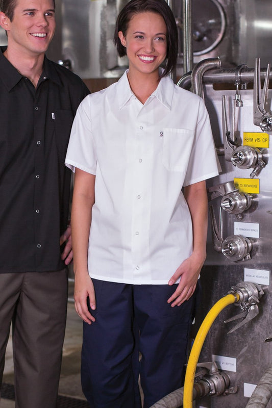 Uncommon Threads 0950 Snap Utility Shirt White