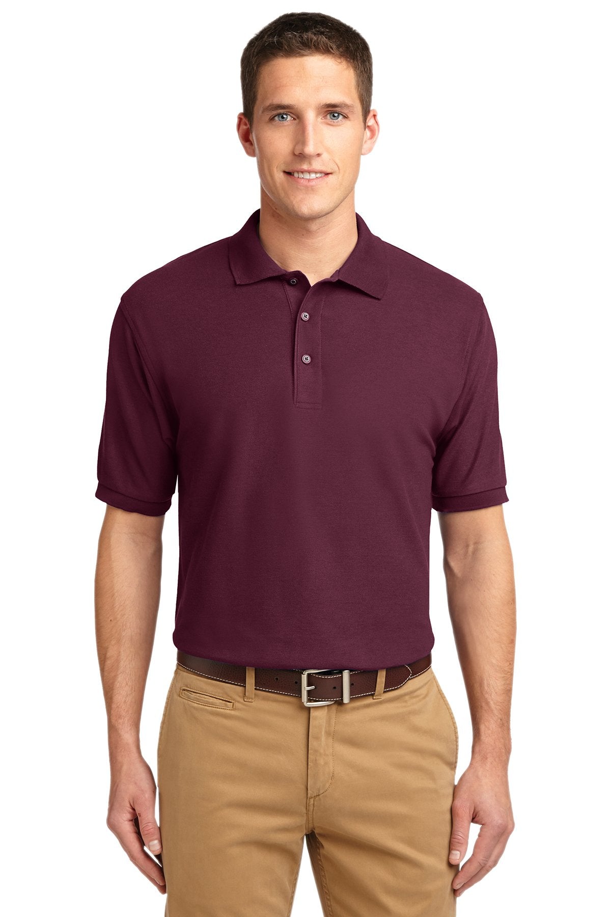 Mercy College K500 Men's Polo Shirt Burgundy