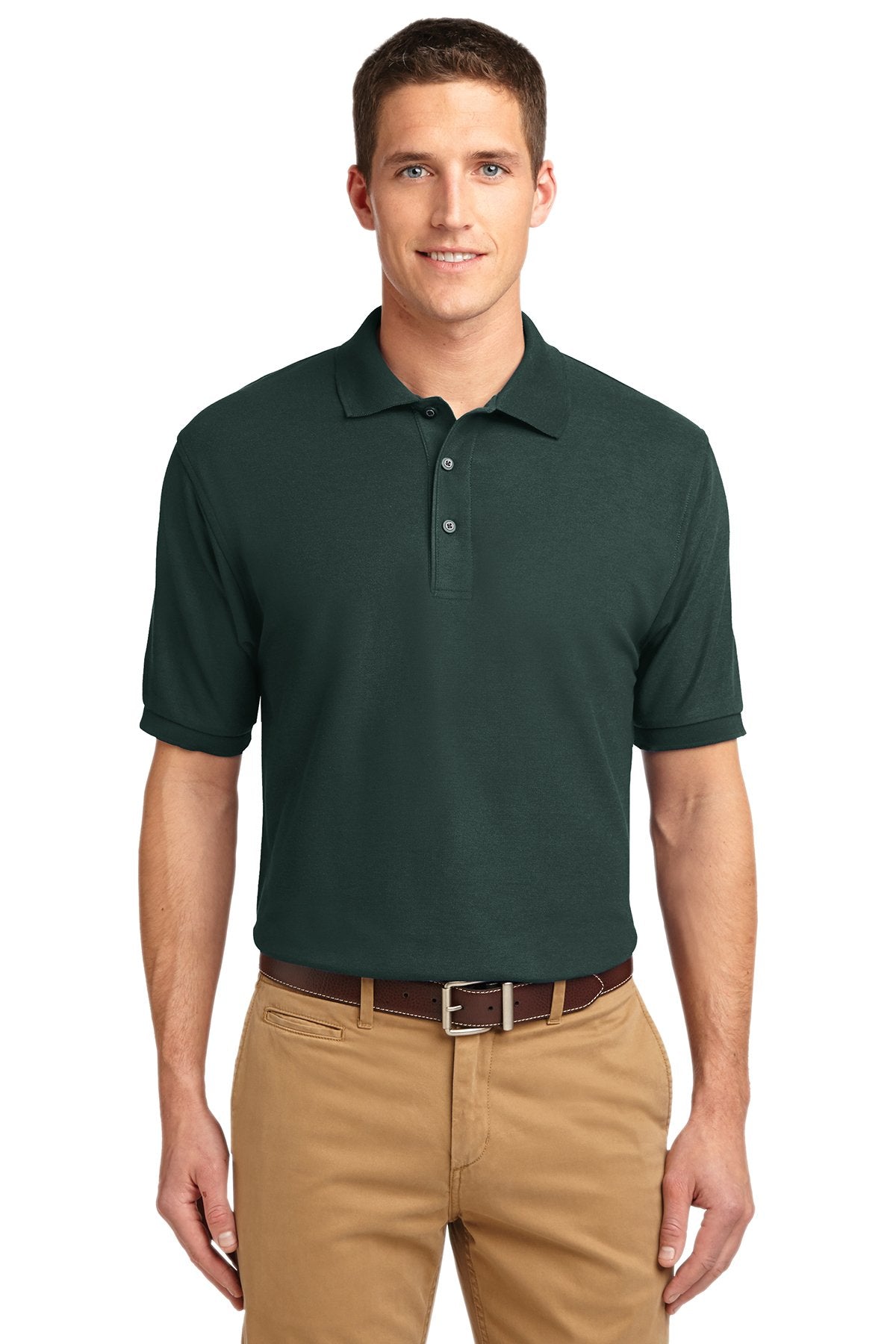 Mercy College K500 Men's Polo Shirt Dark Green