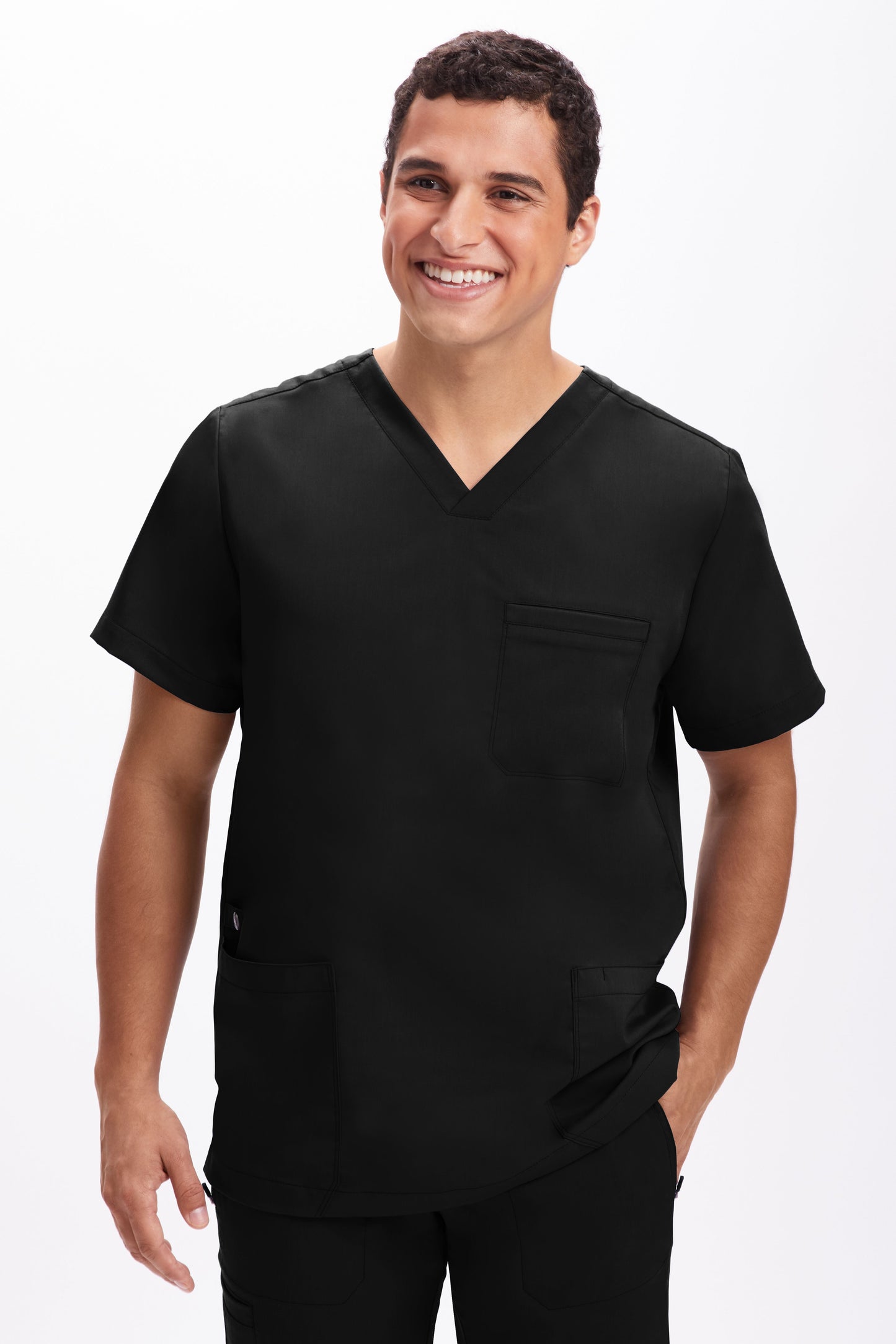 Healing Hands Purple Label 2331 Jake Men's Top Black front