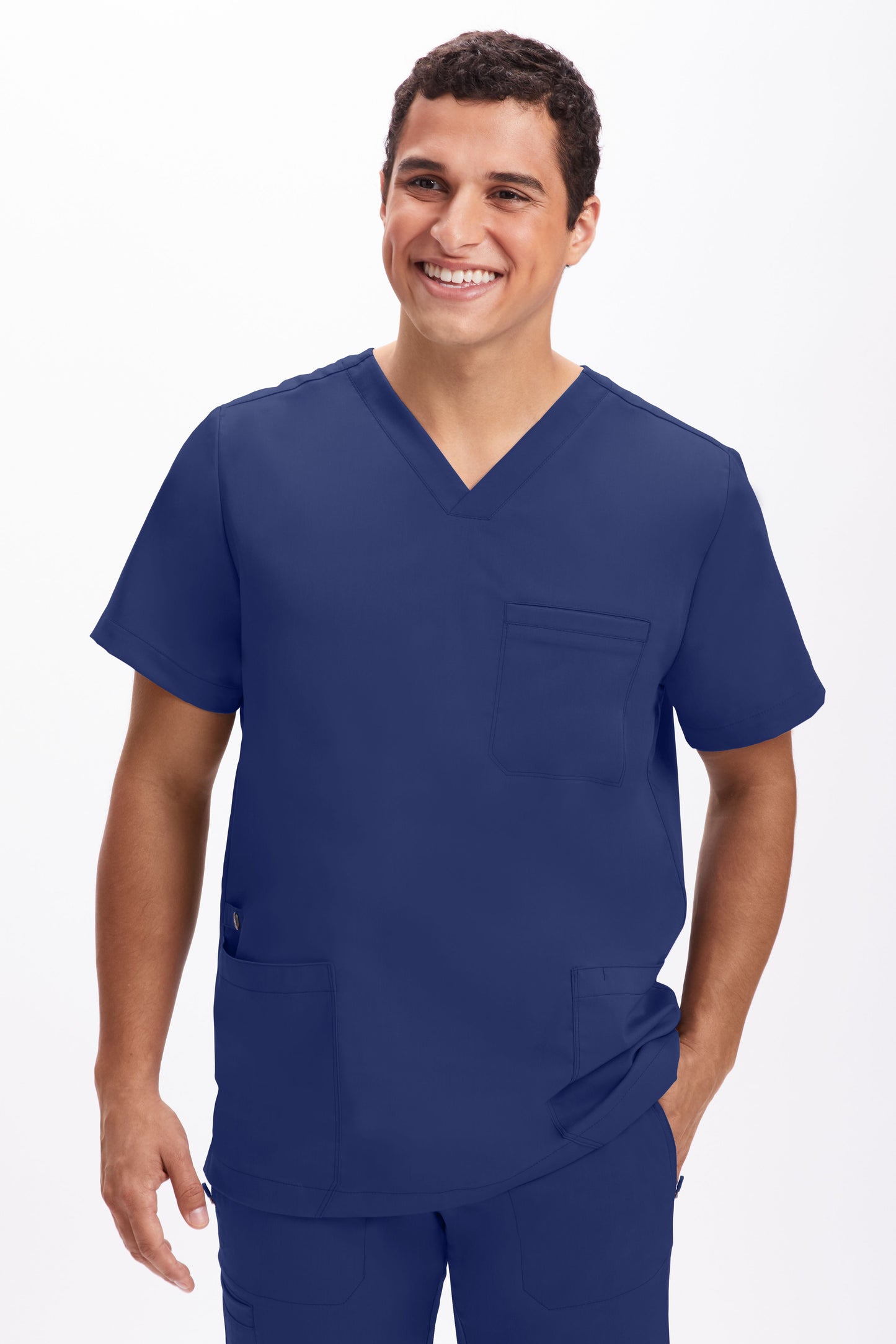 Healing Hands Purple Label 2331 Jake Men's Top Navy Front
