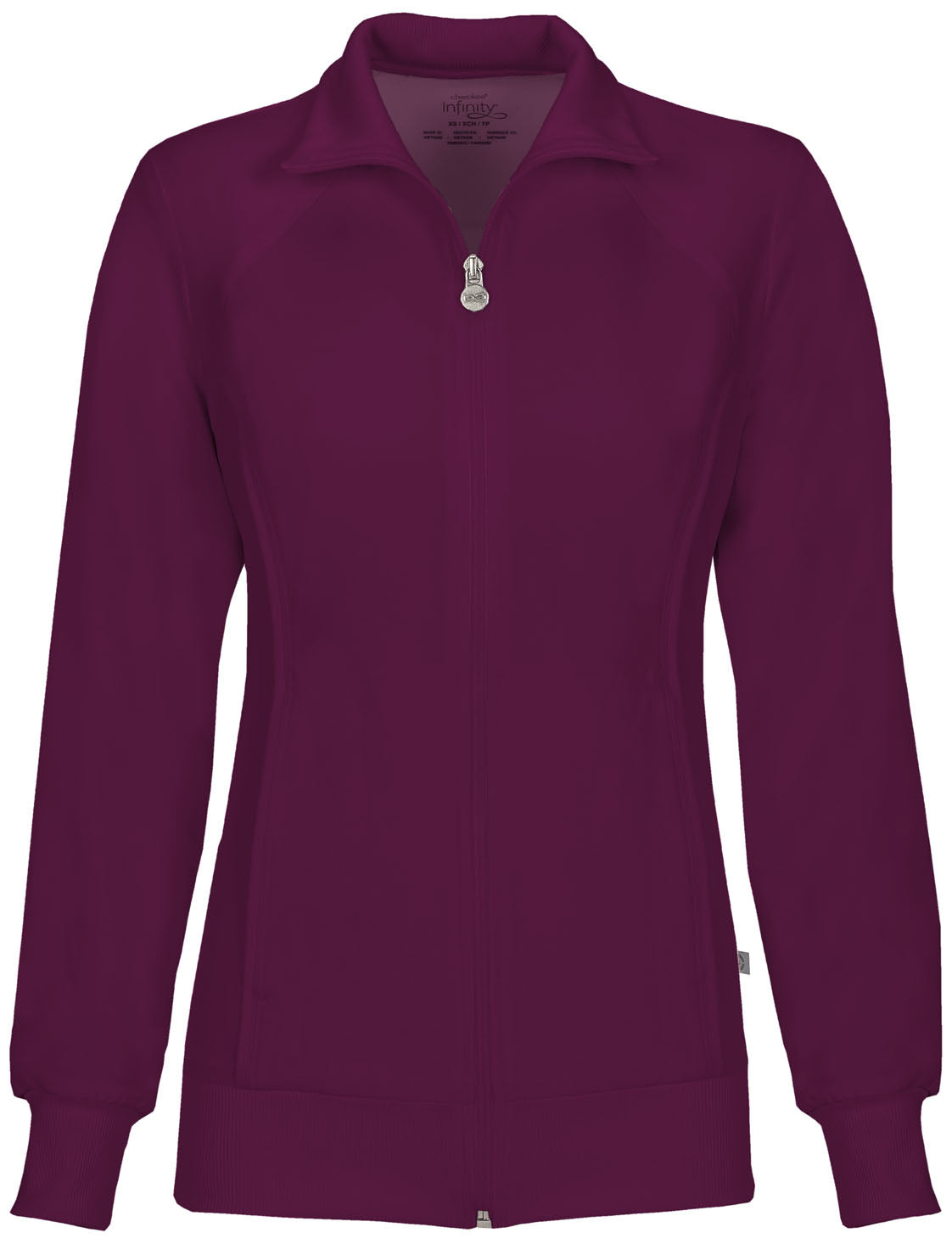 Cherokee Infinity 2391A Women's Zip Jacket wine