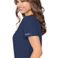 Med Couture 2432 Insight 1 Pocket Tuck-In Top Navy Side