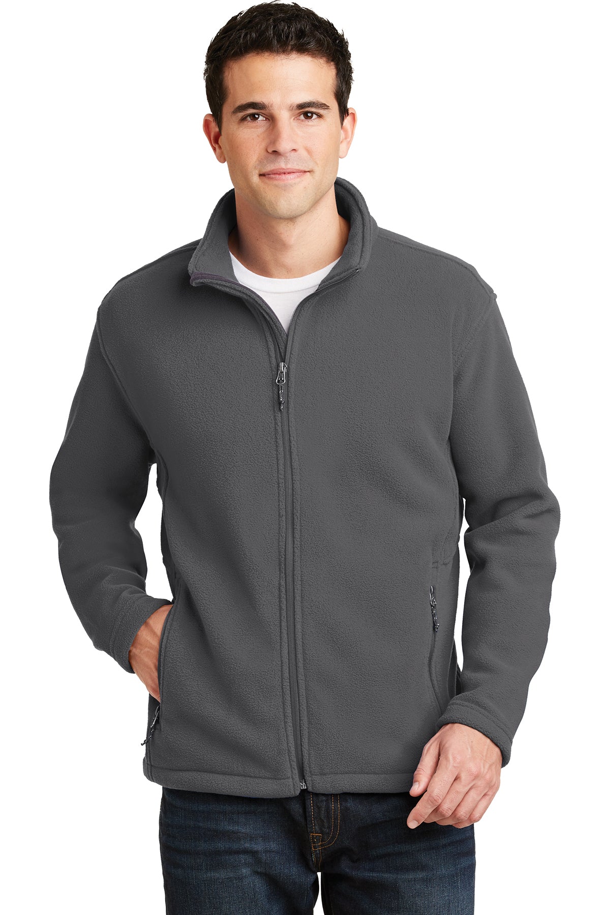PA F217 Men's Fleece Jacket Iron Grey