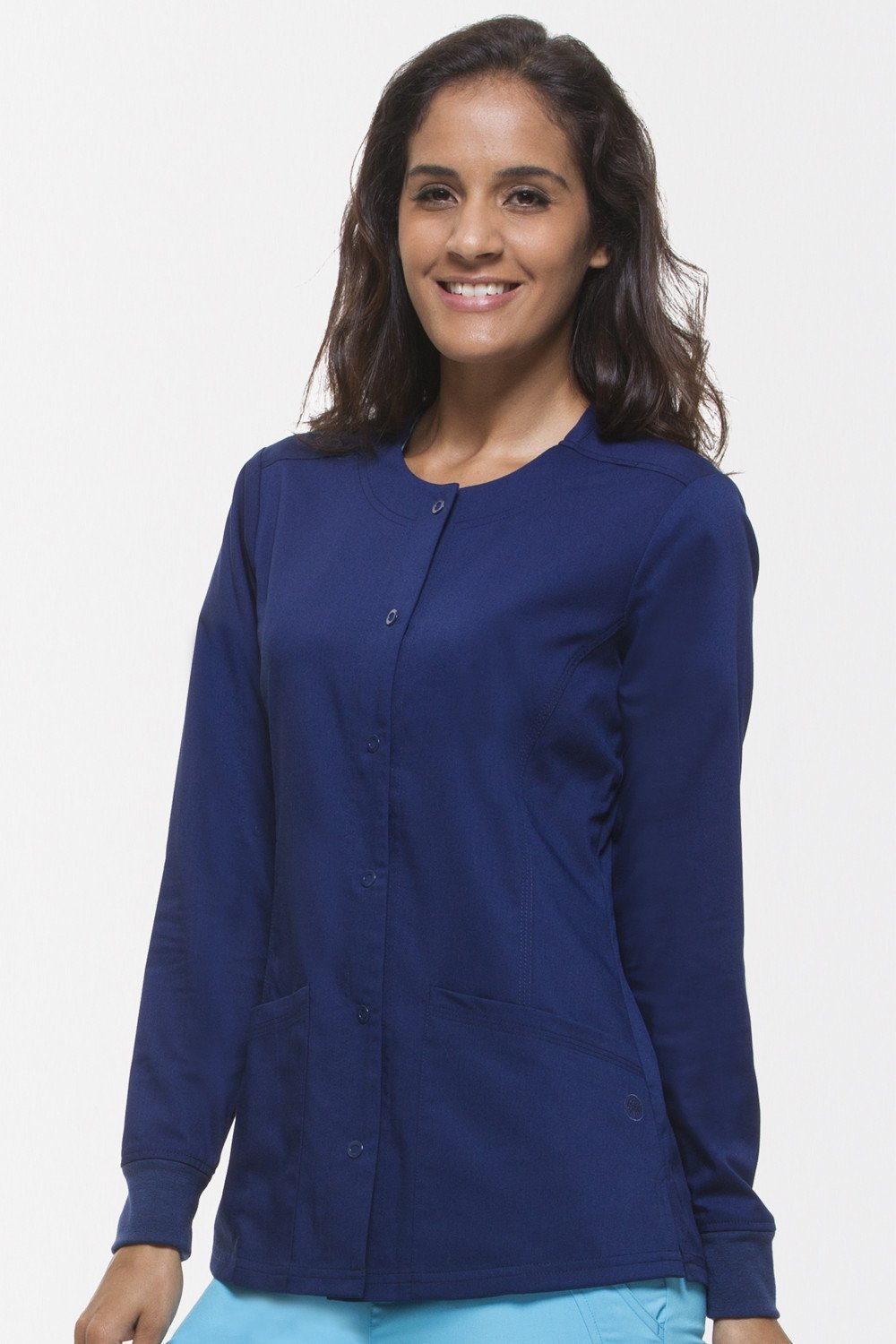 Healing Hands Purple Label 5063 Daisy Warm-Up Jacket Navy