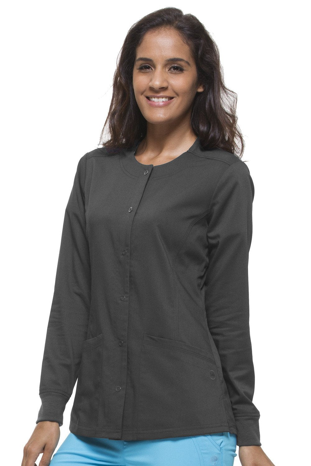 Healing Hands Purple Label 5063 Daisy Warm-Up Jacket Pewter