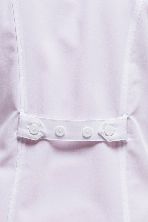 Healing Hands 5064 Felicity Lab Coat White Back