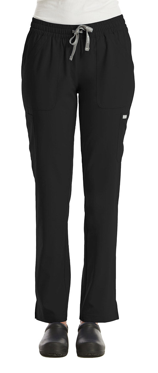 Maevn Momentum 5091 Women's 6 Pocket Tapered Leg Pant Black