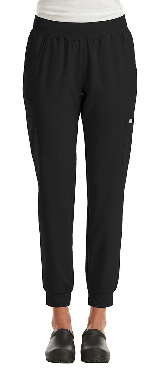 Maevn Momentum 5092 Women's Jogger Scrub Pant Black