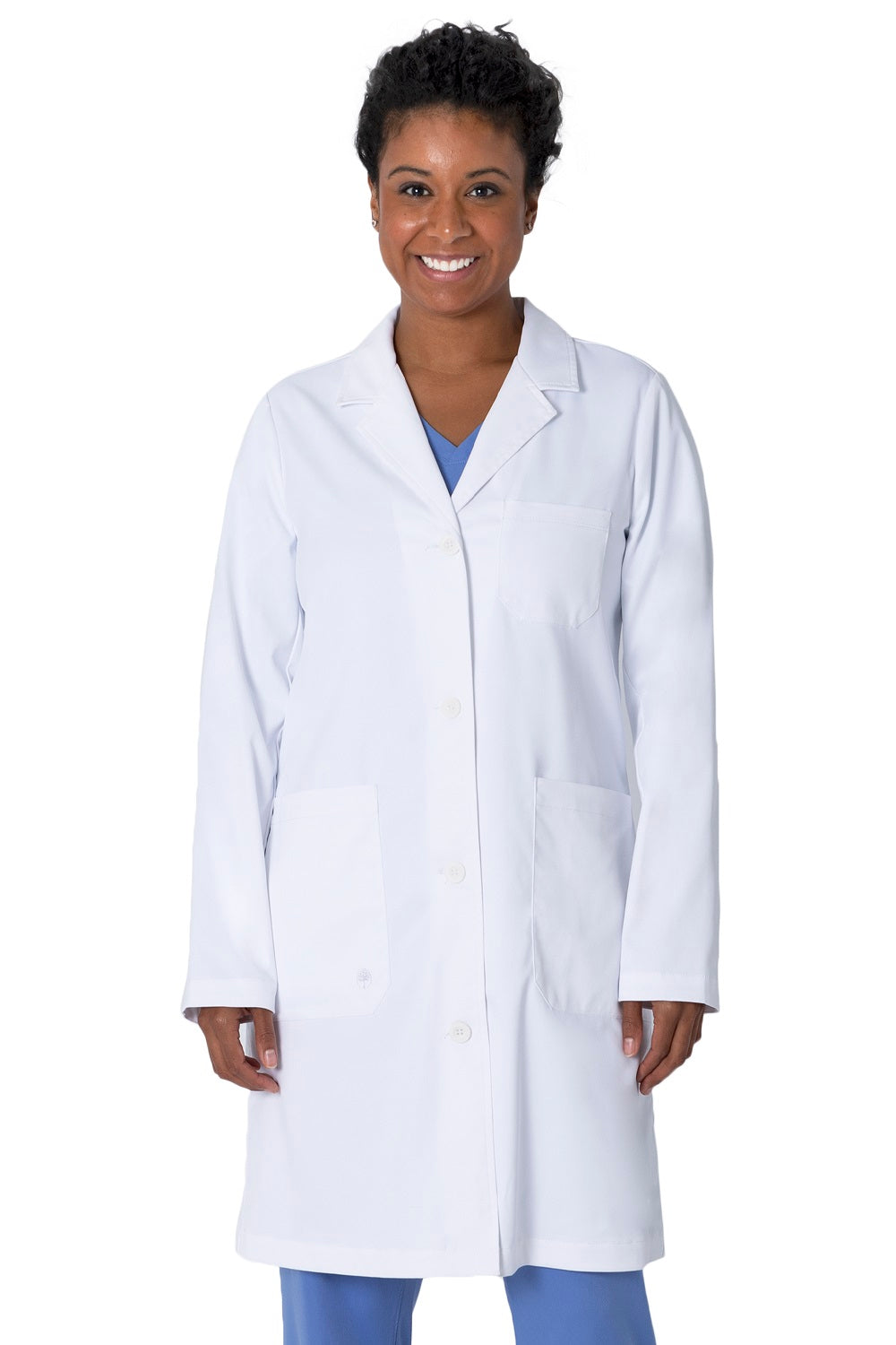 Healing Hands 5161 Faye Lab Coat White Front