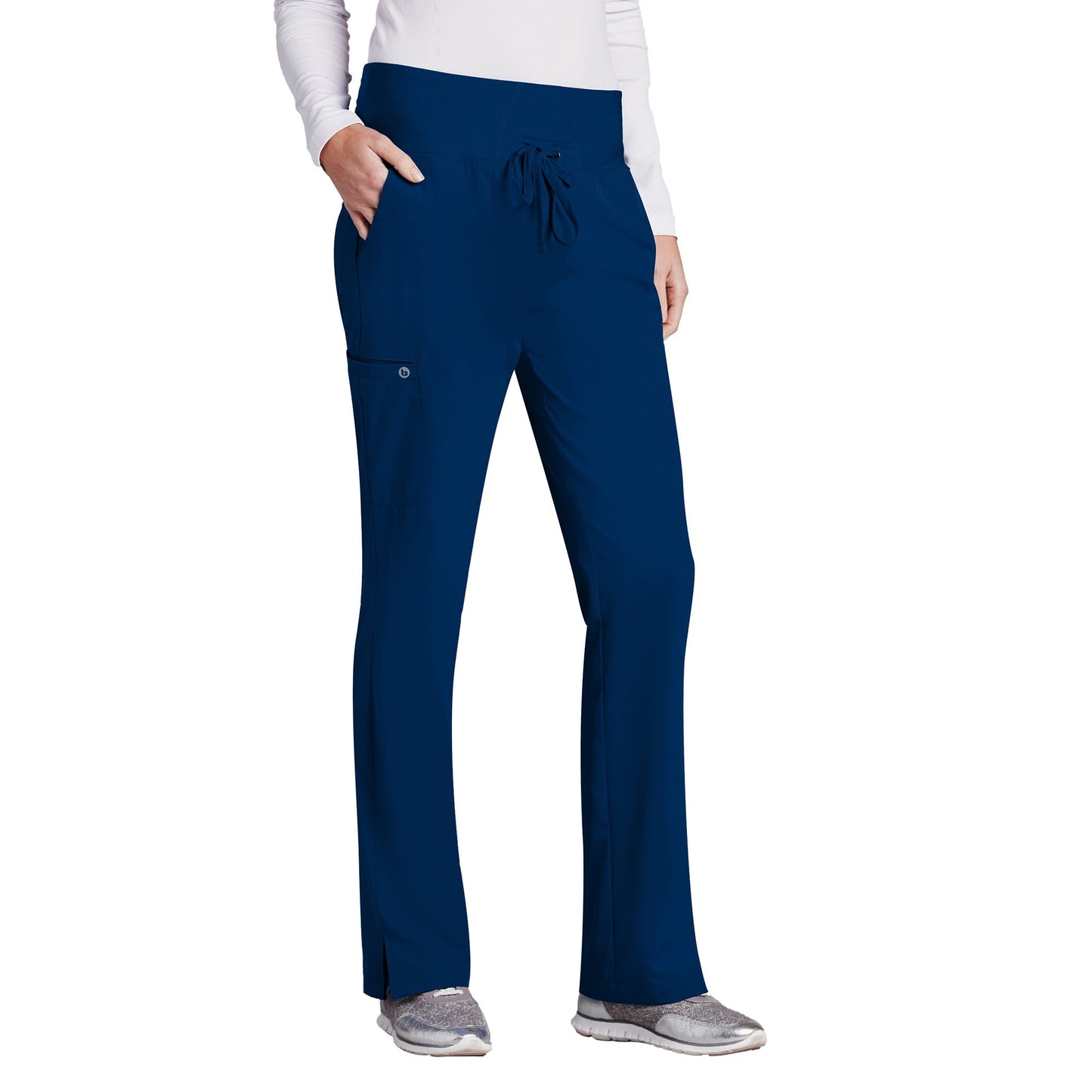 Barco One 5206 Women's Stride Yoga Straight Leg Cargo Pant - TALL Navy Blue