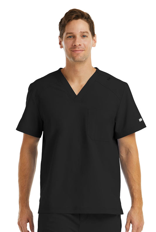 Maevn Momentum Men's 5801 Chest Pocket Top Black