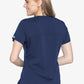 Med Couture Touch 7448 Women's Tuckable Chest Pocket Top Navy Back