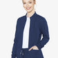 Med Couture 2660 Insight Women's Zip Front Warmup Jacket Navy 