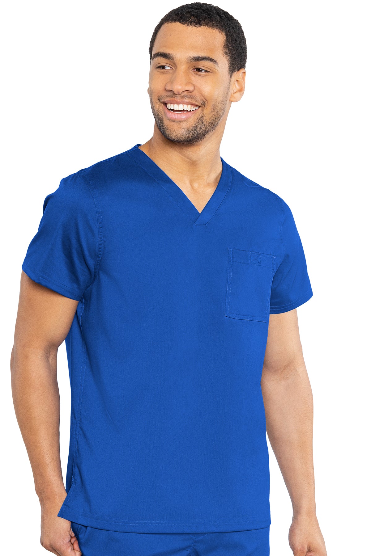 Med Couture Roth Wear 7478 Cadence Men's Top Royal Blue