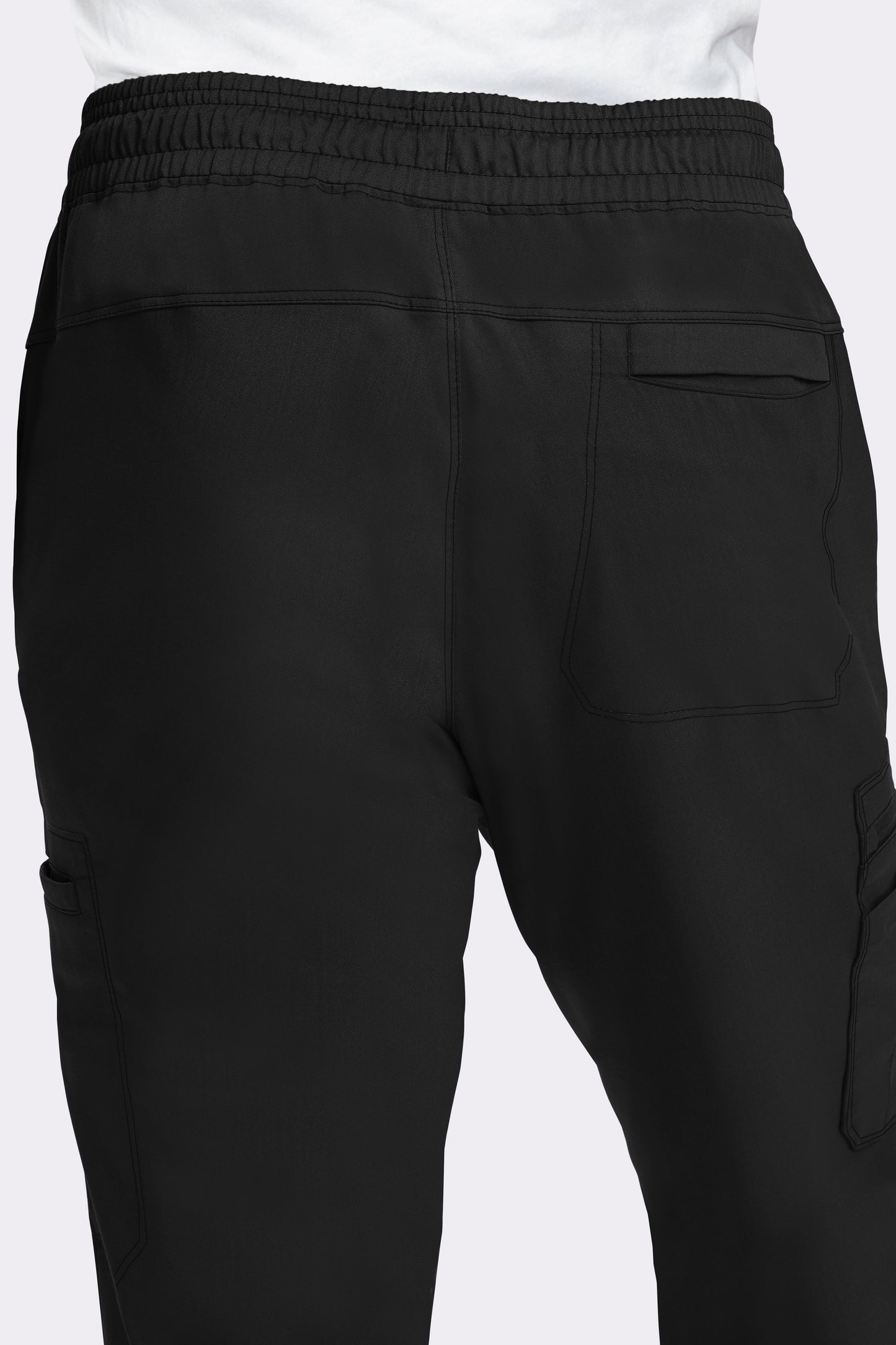 Healing Hands Purple Label 9300 Daniel Men's Pant - TALL Black Back