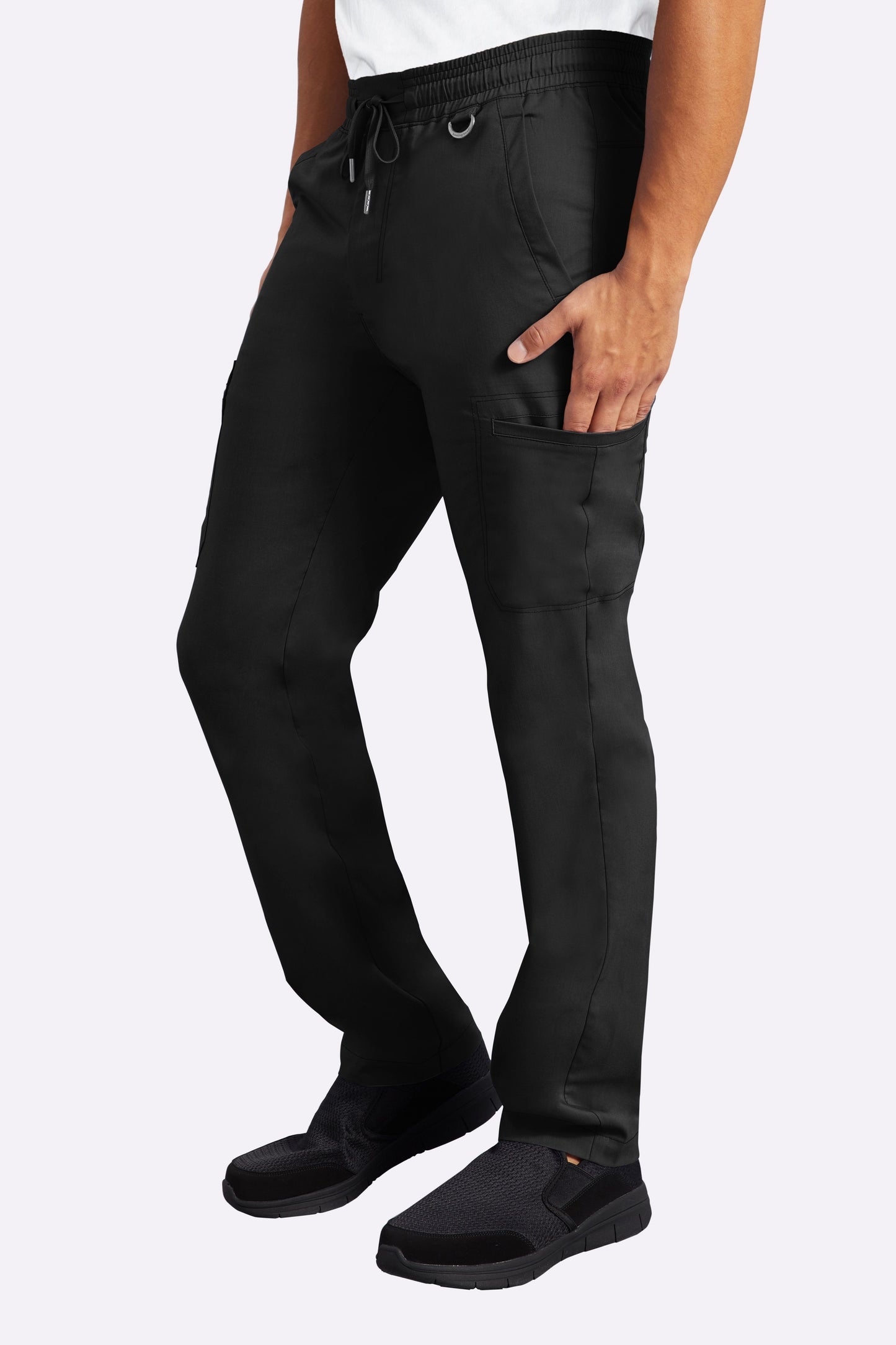 Healing Hands Purple Label 9300 Daniel Men's Pant - TALL Black Side 