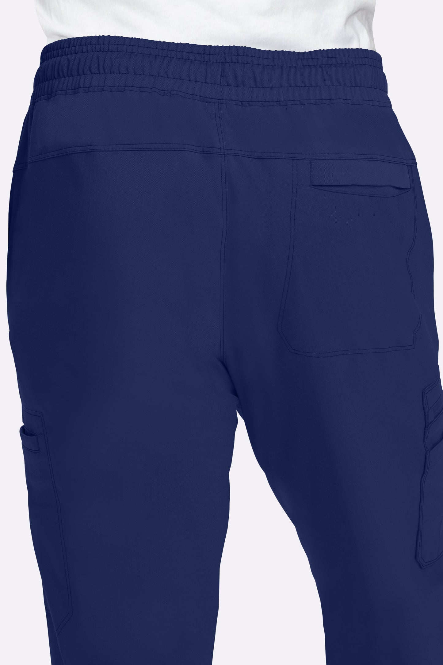 Healing Hands Purple Label 9300 Daniel Men's Pant - TALL Navy Back