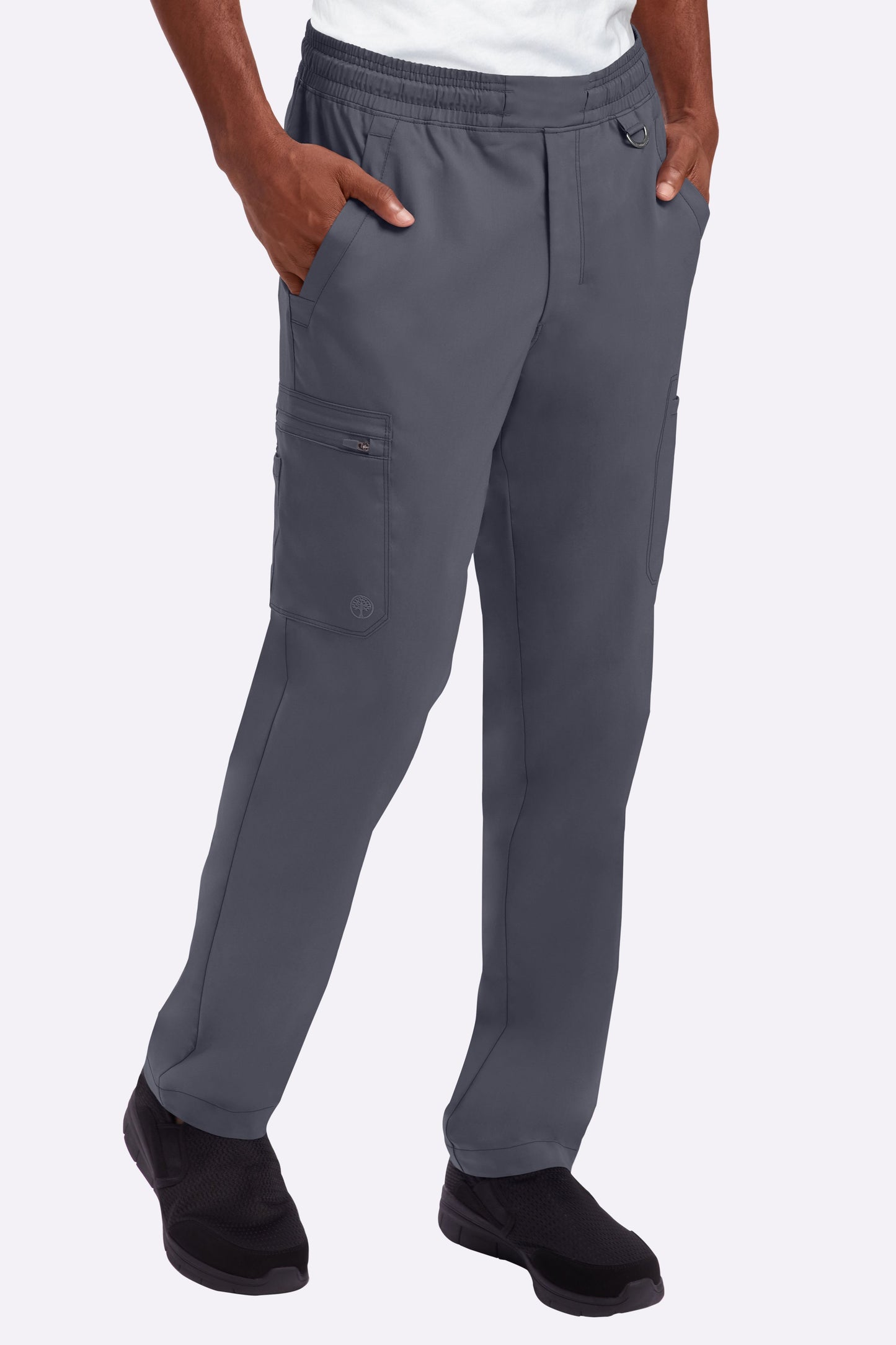 Healing Hands Purple Label 9300 Daniel Men's Pant - TALL Pewter Right Side