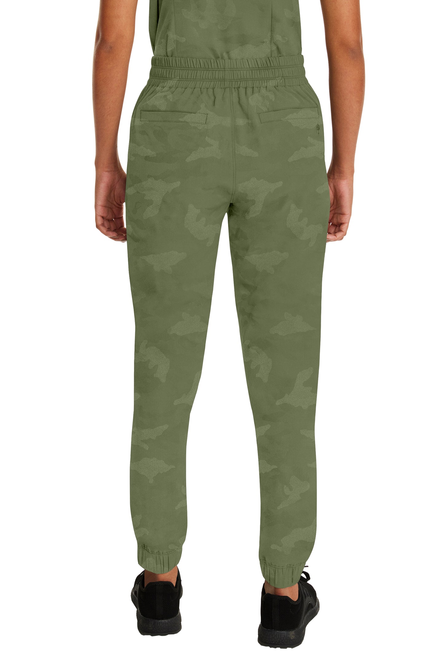 Healing Hands Purple Label Camo 9350 Women's Tate Jogger Pant Olive Back