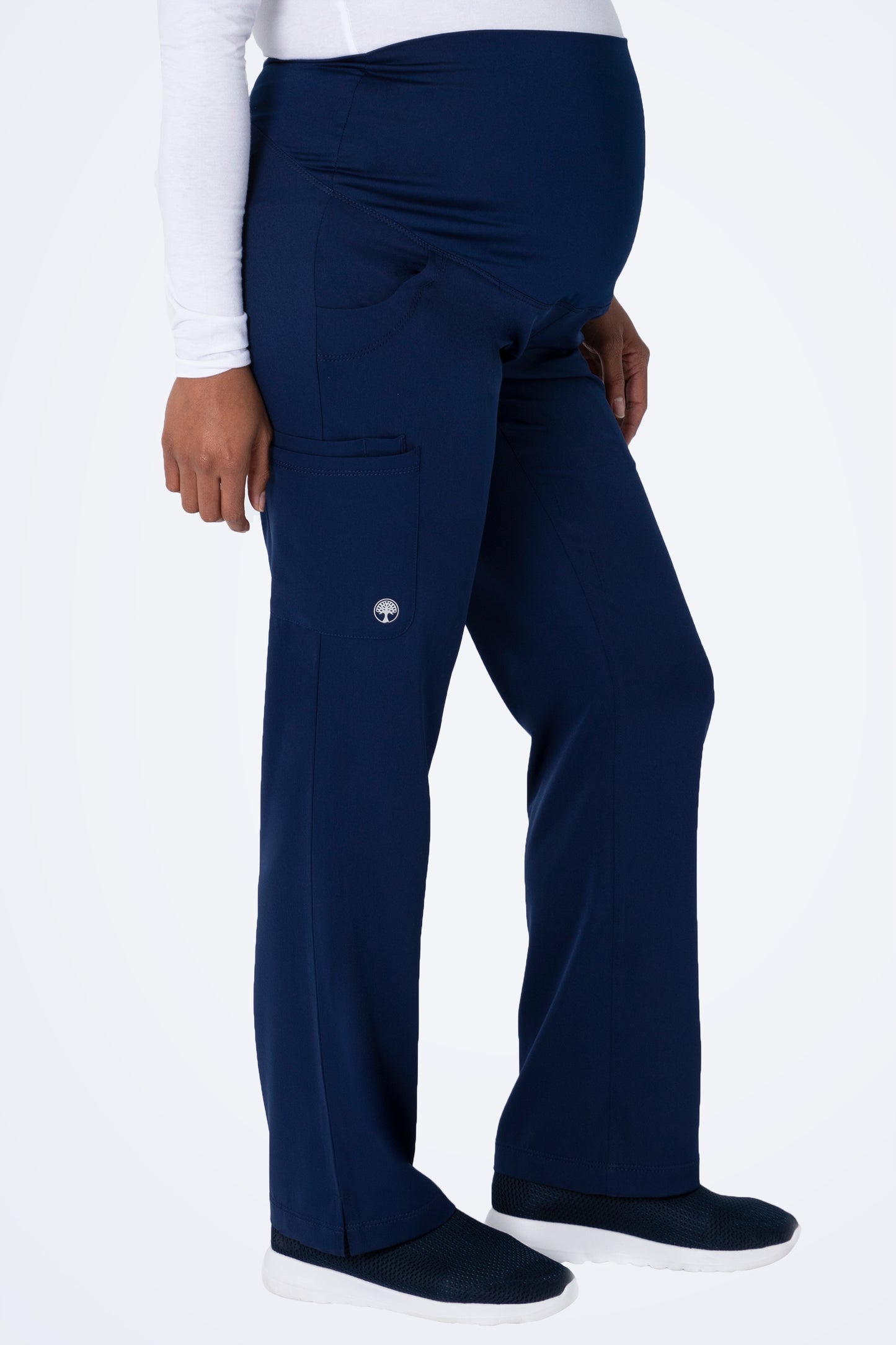 Healing Hands HHWorks 9510 Maternity Pant Navy Right