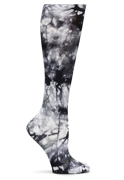 NurseMates Compression Socks - Tie Die Black
