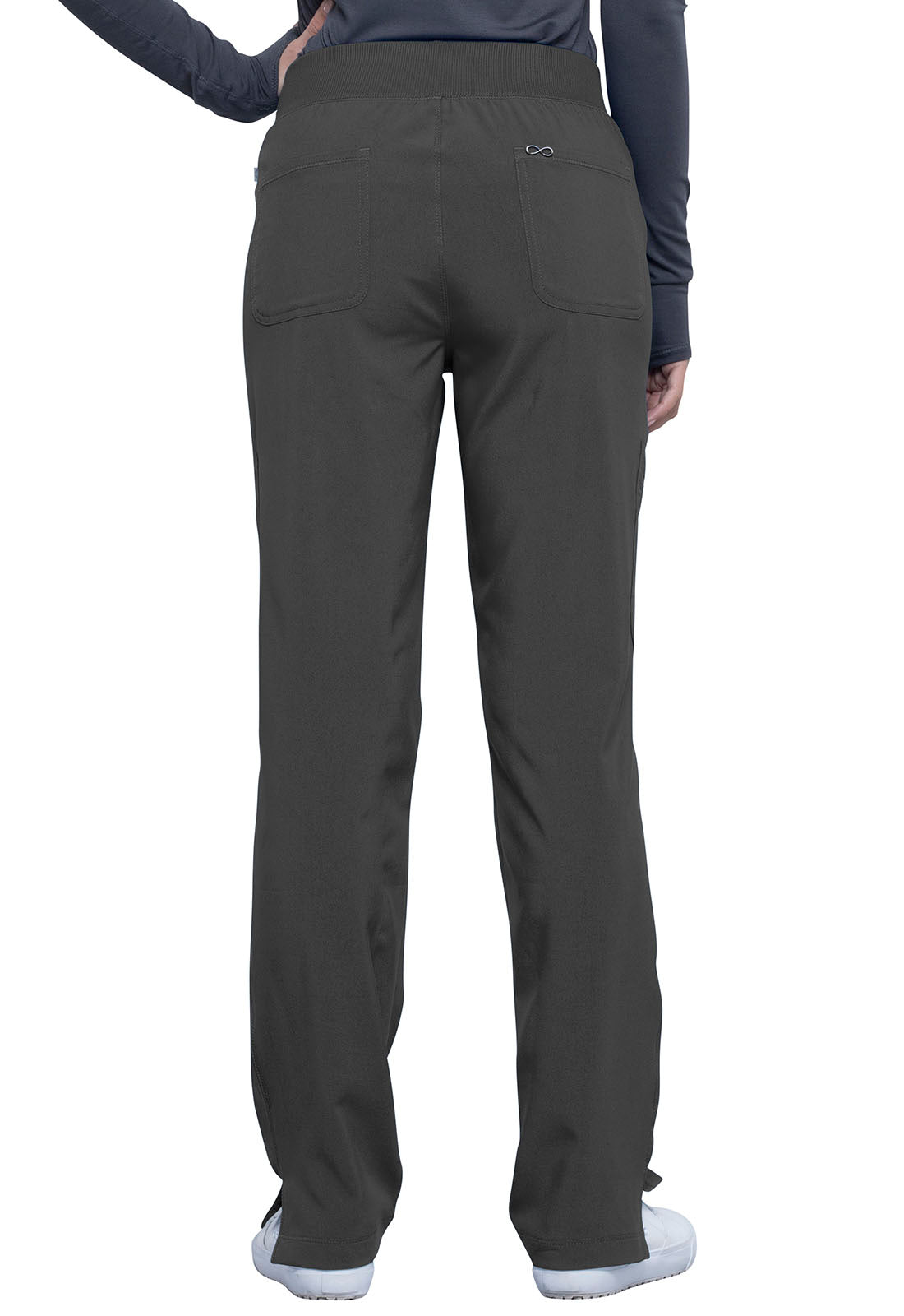 Cherokee Infinity CK065A Women's Mid Rise Scrub Pant pewter