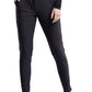Cherokee Form Women's Mid-Rise Tapered Leg Scrub Pant - PETITE  pewter front