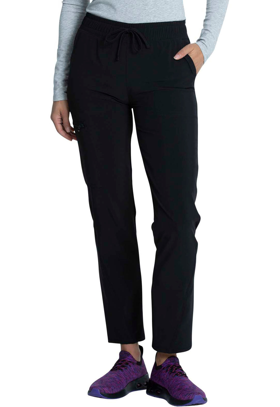 Cherokee Allura Mid Rise Drawstring Cargo Pant