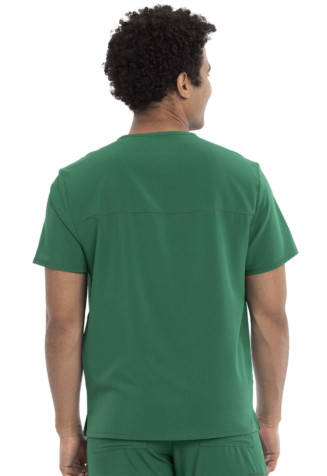 Cherokee Allura CKA686 Men's V-Neck Top Hunter Back
