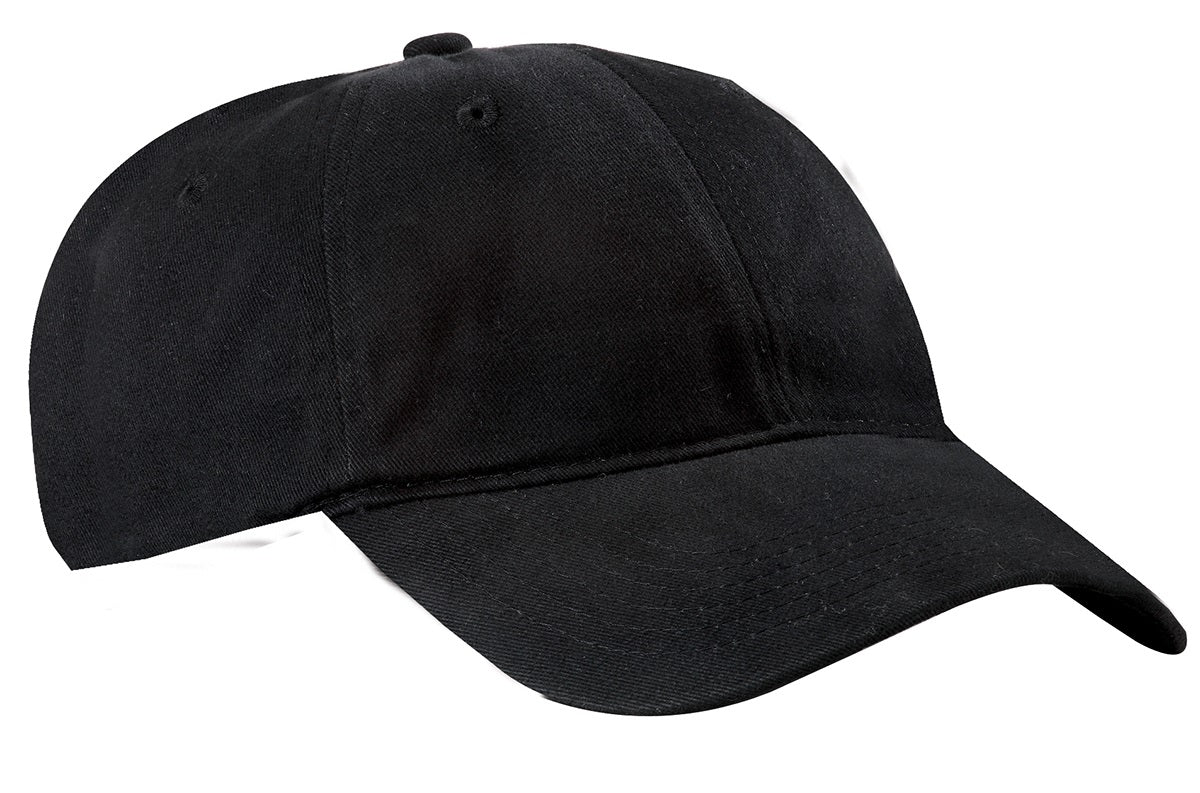 Sanmar Port & Company CP77 Baseball Hat Black